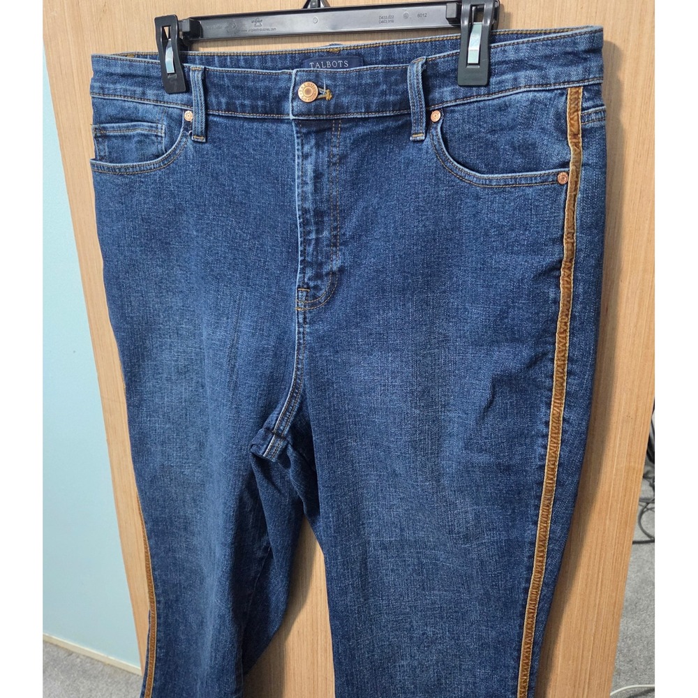 Talbots 16P Simply Flattering Collection Women's Jeans High Waist Modern Ankle - Picture 2 of 6